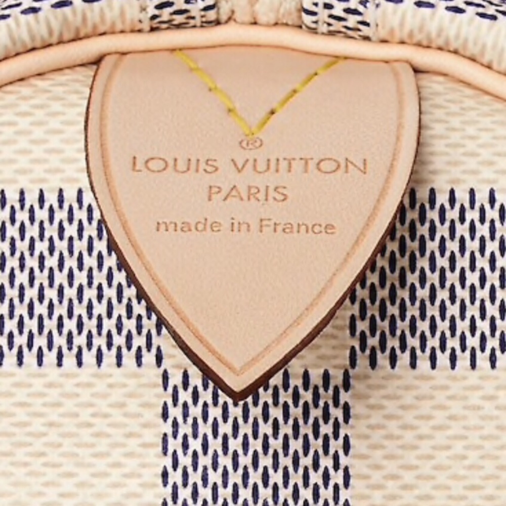 Authentic Louis Vuitton Speedy Damier Azur - Picture 2 of 8